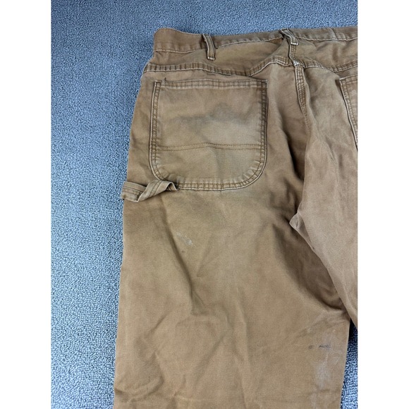 Dickies Relaxed Fit Sanded Duck Carpenter Pant Men 36x34 Brown Workwear Utility - Picture 14 of 14